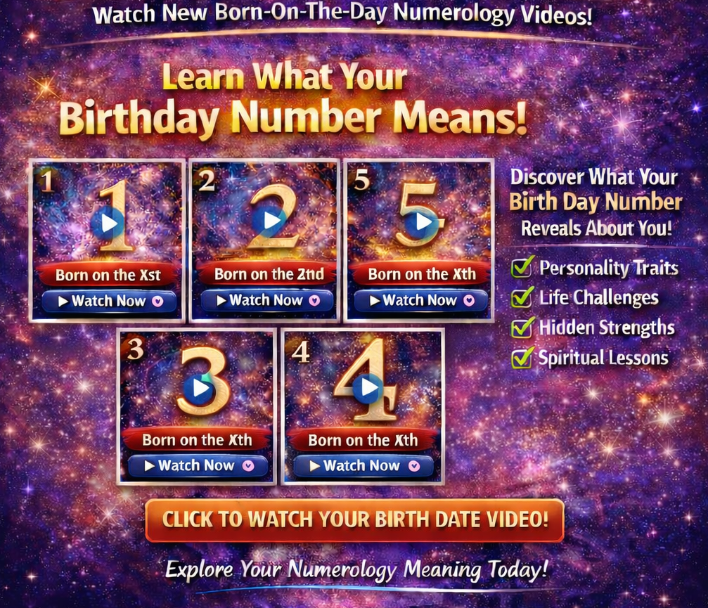 Numerology: Born on the Day Series