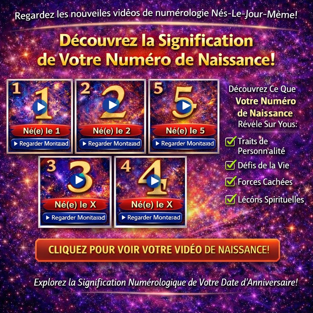 Numérologie : Série Né le Jour