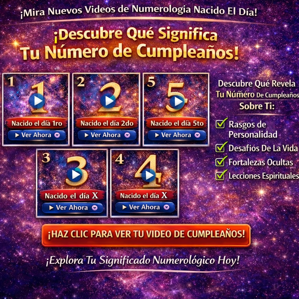 Numerología: Serie Nacido el Día
