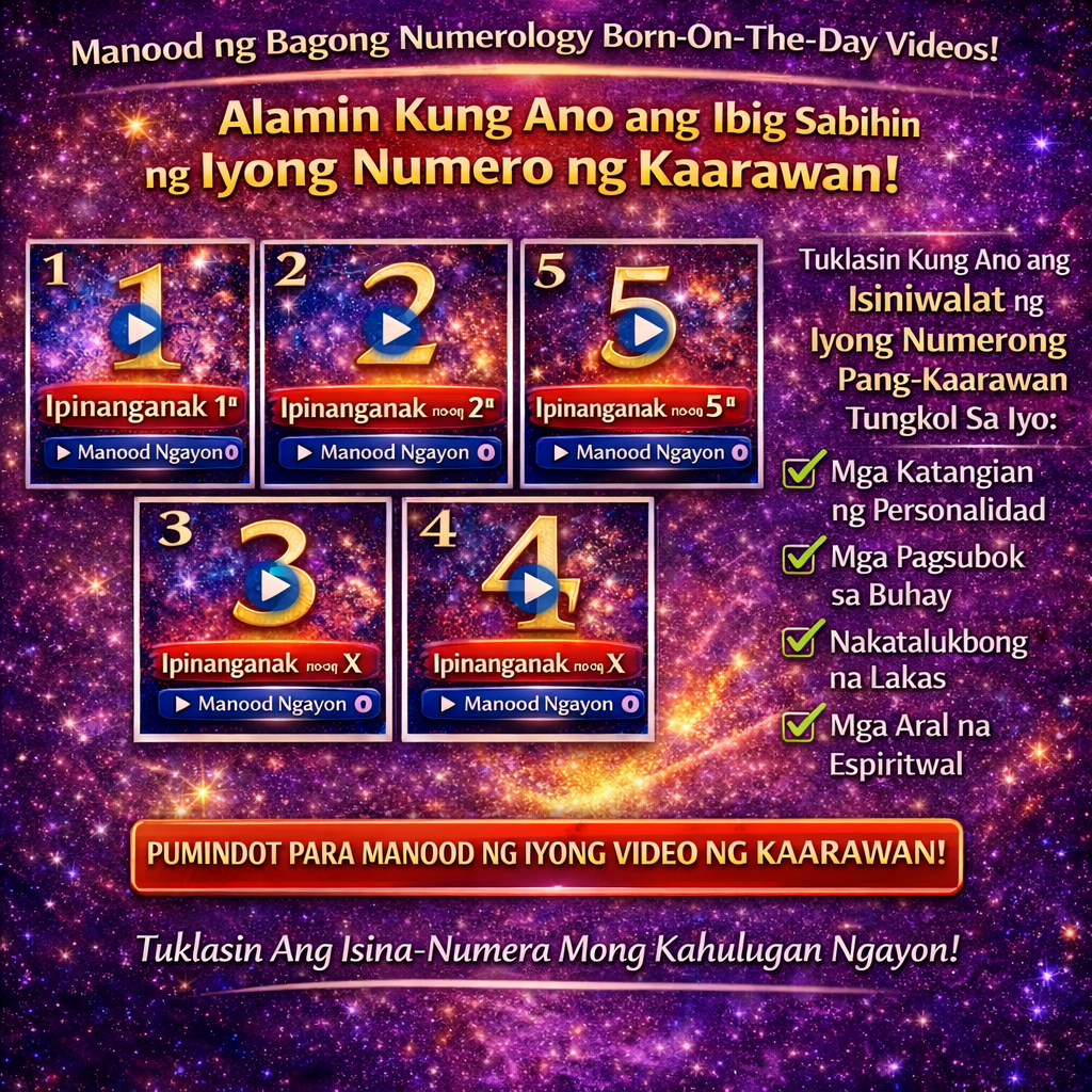 Numerology: Seryeng Ipinanganak sa Araw