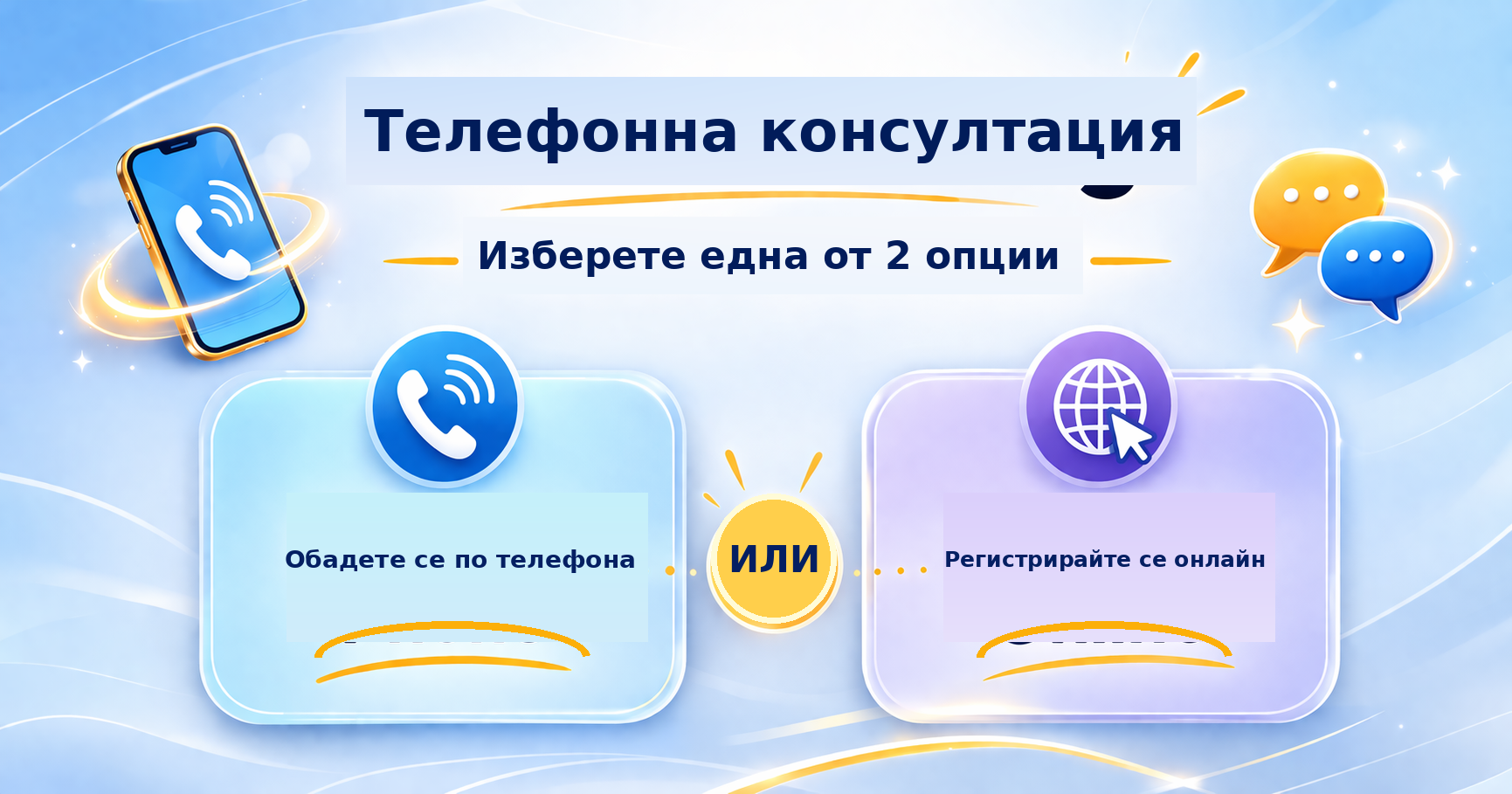 Възможности за телефонна консултация