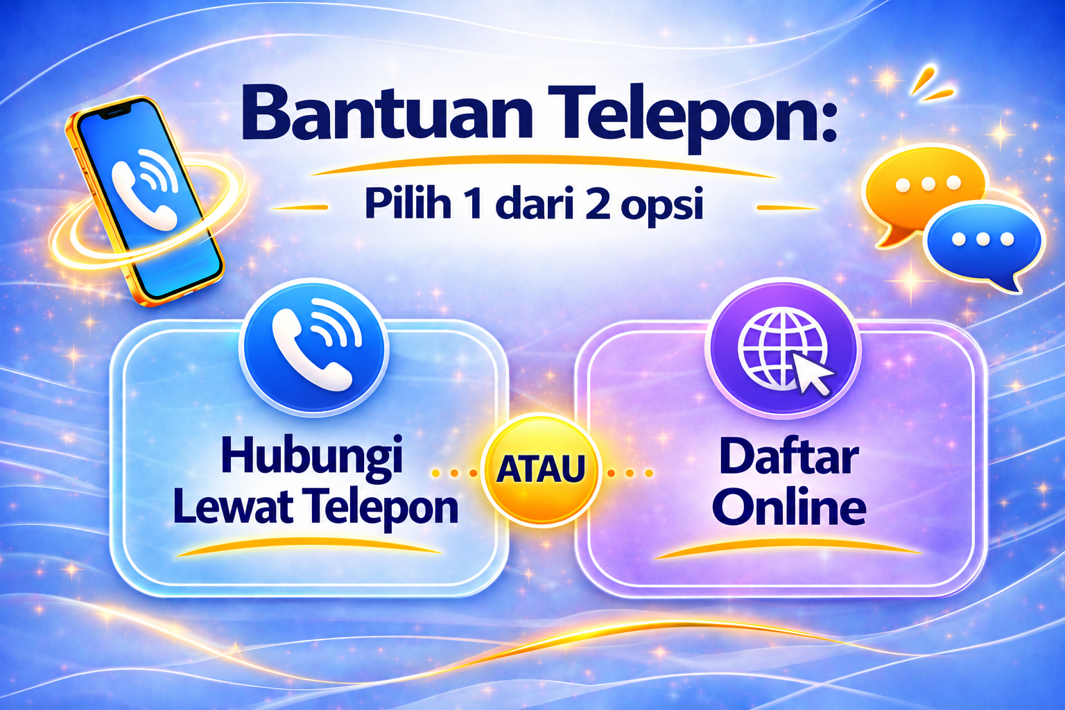 Konsultasi Telepon: Hubungi atau Daftar Online