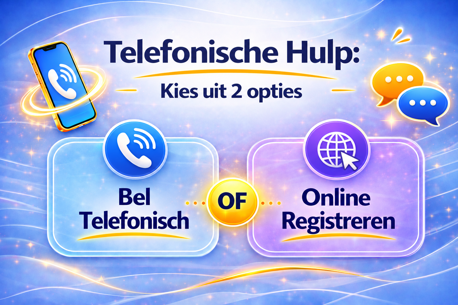 Telefonische consulten: bel of registreer online