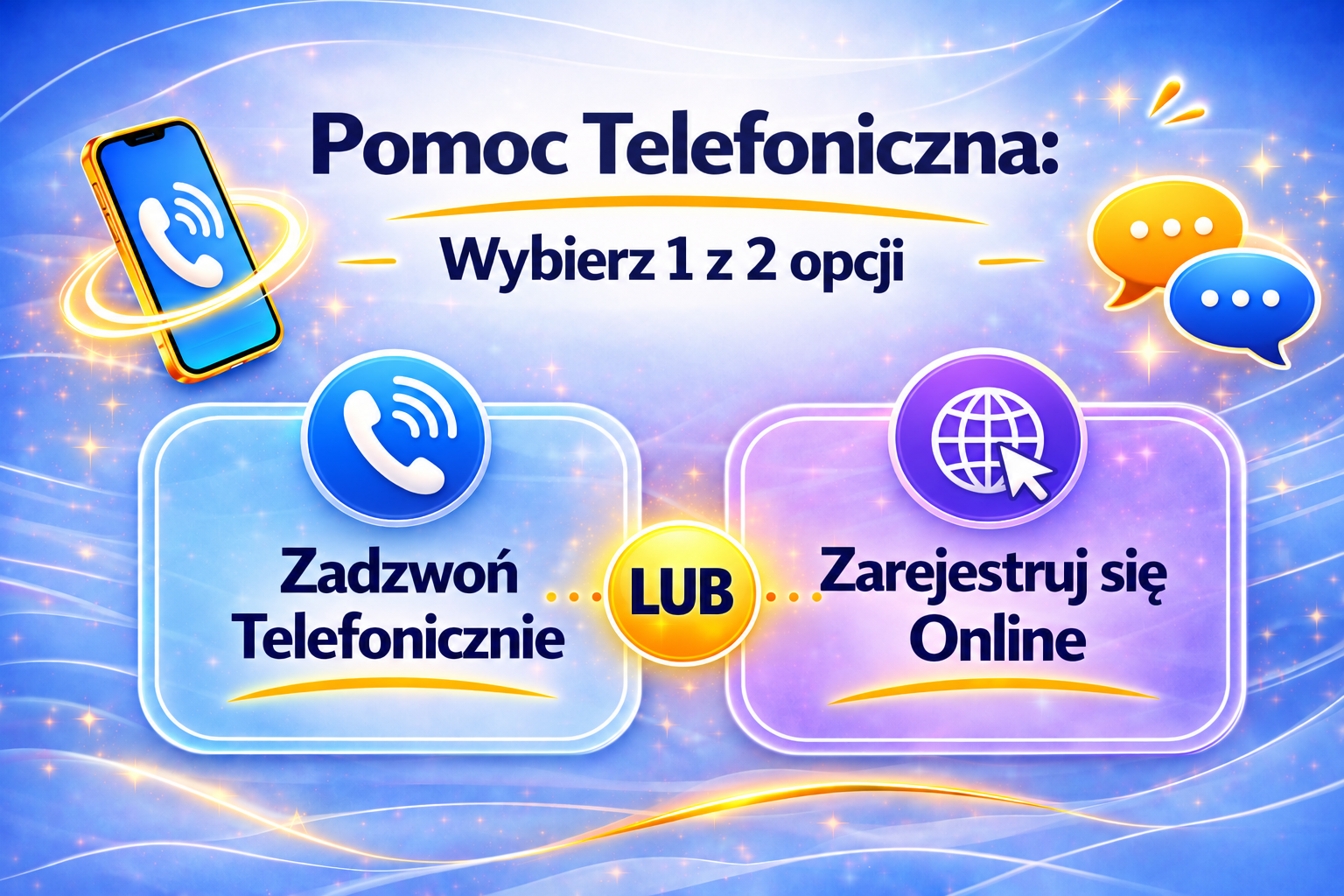 Konsultacje telefoniczne: zadzwoń lub zarejestruj się