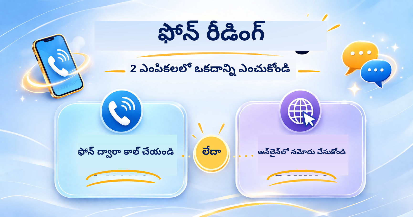 ఫోన్ సంప్రదింపు ఎంపికలు