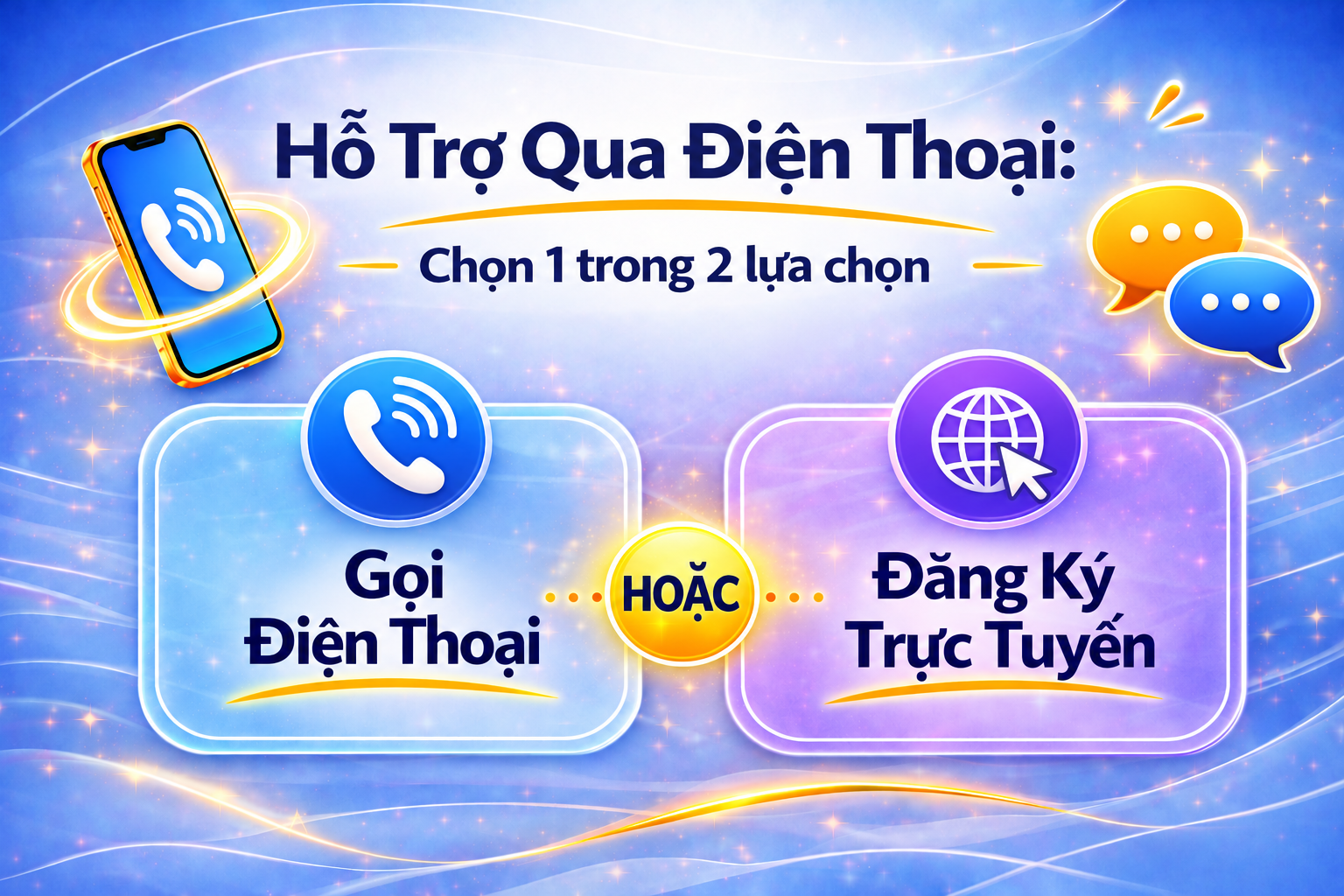 Lựa chọn tư vấn qua điện thoại
